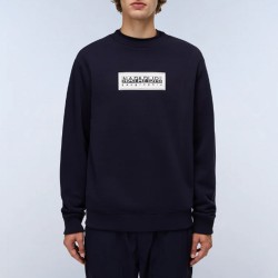 NAPAPIJRI ΦΟΥΤΕΡ B-BOX RELAXED FIT LOGO ΜΠΛΕ