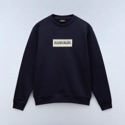 NAPAPIJRI ΦΟΥΤΕΡ B-BOX RELAXED FIT LOGO ΜΠΛΕ