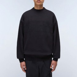 NAPAPIJRI ΦΟΥΤΕΡ B-BRAIES LOOSE PREMIUM FIT LOGO ΚΕΝΤΗΜΑ ΜΑΥΡΟ