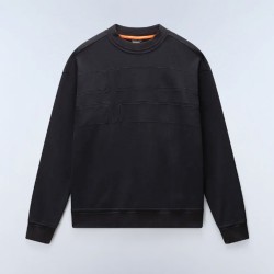 NAPAPIJRI ΦΟΥΤΕΡ B-BRAIES LOOSE PREMIUM FIT LOGO ΚΕΝΤΗΜΑ ΜΑΥΡΟ