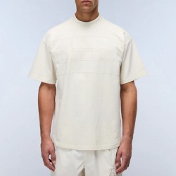NAPAPIJRI T-SHIRT S-BRAIES LOOSE PREMIUM FIT LOGO ΕΚΡΟΥ