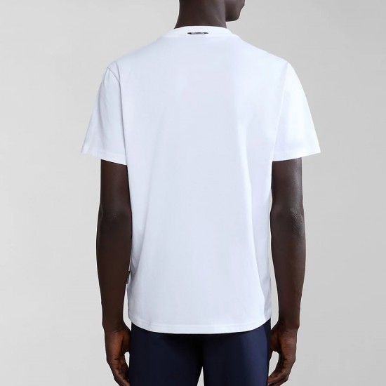 NAPAPIJRI T-SHIRT S-CANADA REGULAR FIT LOGO ΛΕΥΚΟ NAPAPIJRI T-SHIRT S-CANADA REGULAR FIT LOGO ΛΕΥΚΟ