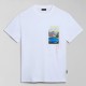 NAPAPIJRI T-SHIRT S-CANADA REGULAR FIT LOGO ΛΕΥΚΟ NAPAPIJRI T-SHIRT S-CANADA REGULAR FIT LOGO ΛΕΥΚΟ