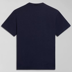 NAPAPIJRI T-SHIRT CANADA REGULAR FIT LOGO ΜΠΛΕ