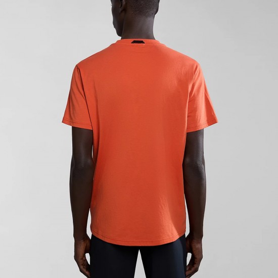 NAPAPIJRI T-SHIRT S-CANADA-REGULAR FIT ΠΟΡΤΟΚΑΛΙ NAPAPIJRI T-SHIRT S-CANADA-REGULAR FIT ΠΟΡΤΟΚΑΛΙ