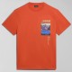 NAPAPIJRI T-SHIRT S-CANADA-REGULAR FIT ΠΟΡΤΟΚΑΛΙ NAPAPIJRI T-SHIRT S-CANADA-REGULAR FIT ΠΟΡΤΟΚΑΛΙ
