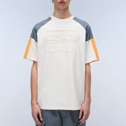 NAPAPIJRI T-SHIRT S-CENCI LOOSE PREMIUM FIT LOGO ΛΕΥΚΟ