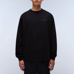 NAPAPIJRI T-SHIRT S-COLDIRAI LOOSE PREMIUM FIT ΠΙΣΩ LOGO ΜΑΥΡΟ