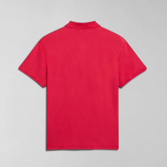 NAPAPIJRI POLO COLVILLE REGULAR FIT ΚΟΚΚΙΝΟ