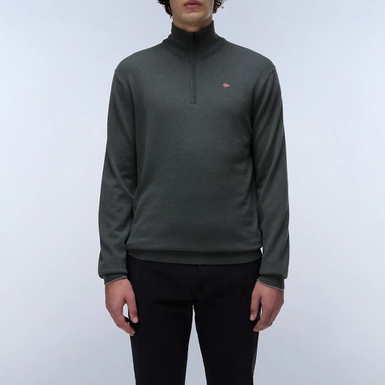 NAPAPIJRI ΠΛΕΚΤΟ HALFZIP DAMAVAND LOGO ΛΑΔΙ