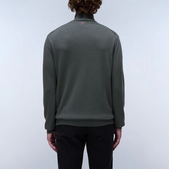 NAPAPIJRI ΠΛΕΚΤΟ HALFZIP DAMAVAND LOGO ΛΑΔΙ