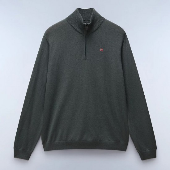 NAPAPIJRI ΠΛΕΚΤΟ HALFZIP DAMAVAND LOGO ΛΑΔΙ