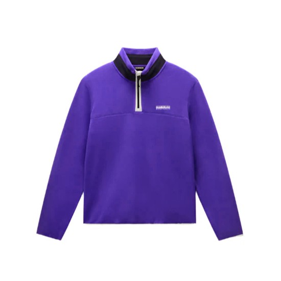 NAPAPIJRI ΦΟΥΤΕΡ T-DERGANA HALF ZIP REGULAR FIT ΡΟΥΑ ΜΠΛΕ