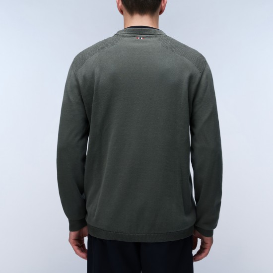 NAPAPIJRI ΠΛΕΚΤΟ DERRI C-NECK REGULAR FIT ΛΑΔΙ 