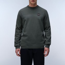 NAPAPIJRI ΠΛΕΚΤΟ DERRI C-NECK REGULAR FIT ΛΑΔΙ 