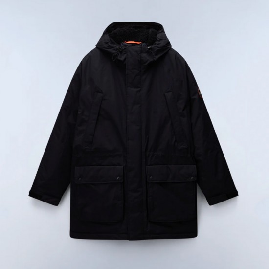NAPAPIJRI ΜΠΟΥΦΑΝ PARKA DIRIES WATERPROOF ΜΕ ΚΟΥΚΟΥΛΑ ΜΑΥΡΟ NAPAPIJRI ΜΠΟΥΦΑΝ PARKA DIRIES WATERPROOF ΜΕ ΚΟΥΚΟΥΛΑ ΜΑΥΡΟ