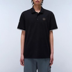 NAPAPIJRI POLO E-BADGE REGULAR FIT ΜΠΛΕ