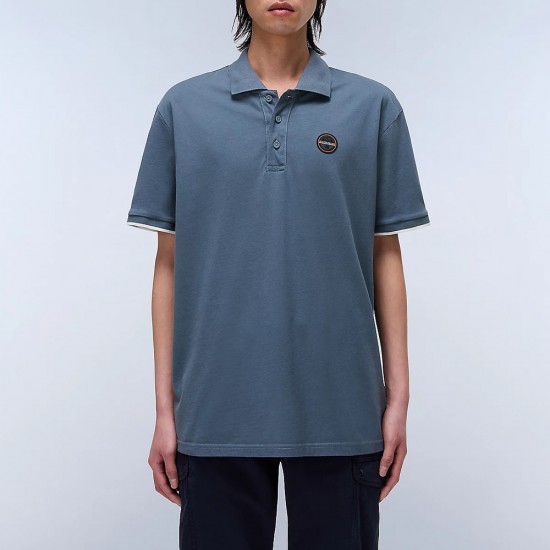 NAPAPIJRI POLO E-BADGE REGULAR FIT ΠΕΤΡΟΛ
