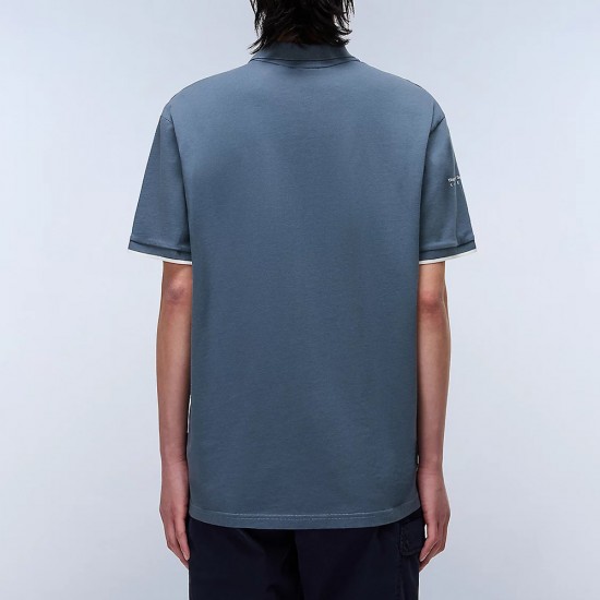 NAPAPIJRI POLO E-BADGE REGULAR FIT ΠΕΤΡΟΛ