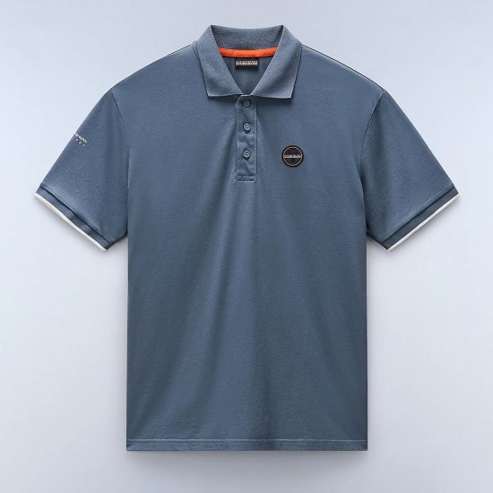 NAPAPIJRI POLO E-BADGE REGULAR FIT ΠΕΤΡΟΛ