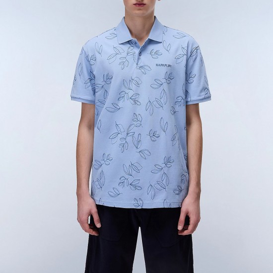 NAPAPIJRI POLO E-BROLIO RELAXED FIT ΜΕ ΚΕΝΤΗΜΑ ΣΙΕΛ