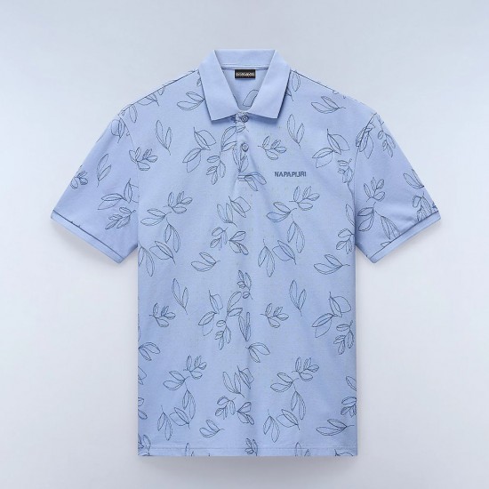 NAPAPIJRI POLO E-BROLIO RELAXED FIT ΜΕ ΚΕΝΤΗΜΑ ΣΙΕΛ