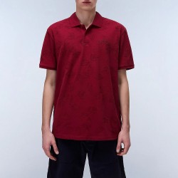 NAPAPIJRI POLO E-BROLIO RELAXED FIT ΜΕ ΚΕΝΤΗΜΑ ΜΠΟΡΝΤΟ