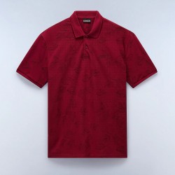 NAPAPIJRI POLO E-BROLIO RELAXED FIT ΜΕ ΚΕΝΤΗΜΑ ΜΠΟΡΝΤΟ