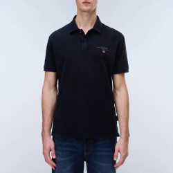 NAPAPIJRI POLO ELBAS REGULAR FIT LOGO ΜΠΛΕ