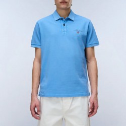 NAPAPIJRI POLO ELBAS REGULAR FIT LOGO ΣΙΕΛ