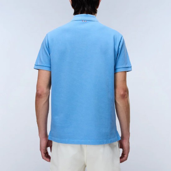 NAPAPIJRI POLO ELBAS REGULAR FIT LOGO ΣΙΕΛ