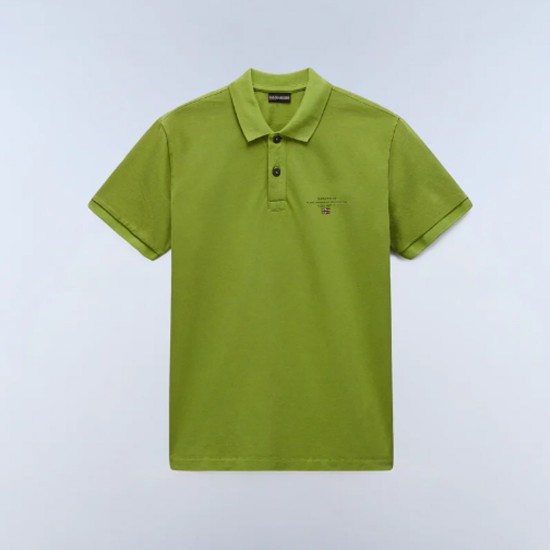 NAPAPIJRI POLO ELBAS REGULAR FIT LOGO ΛΑΧΑΝΙ