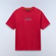 NAPAPIJRI T-SHIRT S-ELIOR RELAXED FIT BACK PRINT ΚΟΚΚΙΝΟ