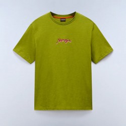 NAPAPIJRI T-SHIRT S-ELIOR RELAXED FIT BACK PRINT ΛΑΧΑΝΙ