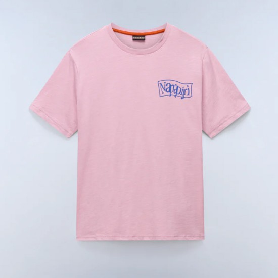 NAPAPIJRI T-SHIRT S-ELIOR RELAXED FIT BACK PRINT ΣΟΜΟΝ
