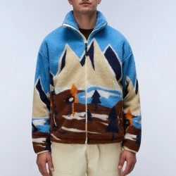 NAPAPIJRI ΜΠΟΥΦΑΝ FLEECE LOOSE PREMIUM FANCY MOUNT ΣΙΕΛ