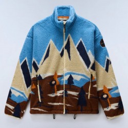 NAPAPIJRI ΜΠΟΥΦΑΝ FLEECE LOOSE PREMIUM FANCY MOUNT ΣΙΕΛ