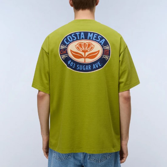 NAPAPIJRI T-SHIRT S-FLUORITE LOOSE PREMIUM FIT BACK PRINT ΛΑΧΑΝΙ