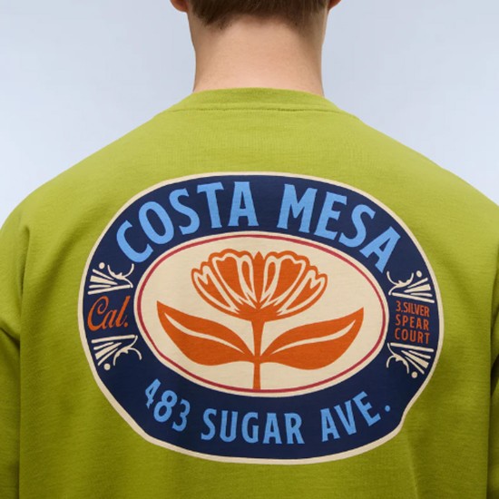 NAPAPIJRI T-SHIRT S-FLUORITE LOOSE PREMIUM FIT BACK PRINT ΛΑΧΑΝΙ