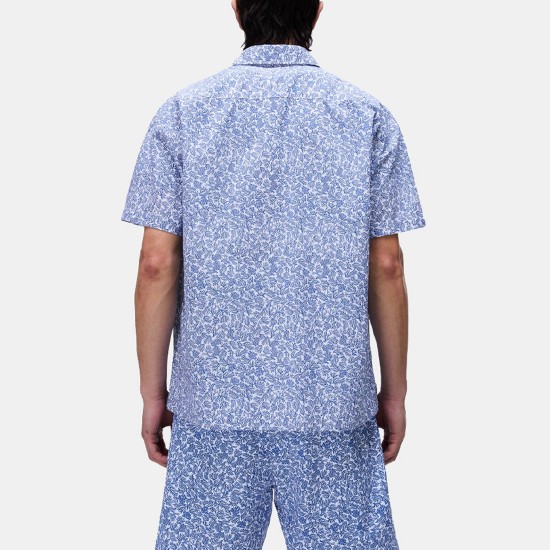 NAPAPIJRI ΠΟΥΚΑΜΙΣΟ G-ELIOR RELAXED FIT ALLOVER PRINT ΣΙΕΛ