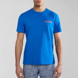 NAPAPIJRI T-SHIRT S-GRAS REGULAR FIT ΜΠΛΕ
