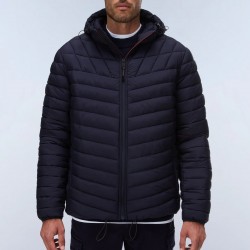 NAPAPIJRI ΜΠΟΥΦΑΝ A-LAPAZ REGULAR FIT ΜΕ ΚΟΥΚΟΥΛΑ ΜΠΛΕ