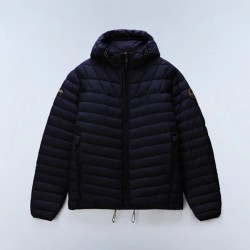 NAPAPIJRI ΜΠΟΥΦΑΝ A-LAPAZ REGULAR FIT ΜΕ ΚΟΥΚΟΥΛΑ ΜΠΛΕ