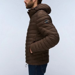 NAPAPIJRI ΜΠΟΥΦΑΝ A-LAPAZ REGULAR FIT ΜΕ ΚΟΥΚΟΥΛΑ ΚΑΦΕ