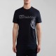 NAPAPIJRI T-SHIRT S-MANTA REGULAR FIT LOGO ΜΑΥΡΟ NAPAPIJRI T-SHIRT S-MANTA REGULAR FIT LOGO ΜΑΥΡΟ