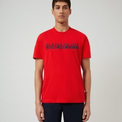 Κοντομάνικο T-Shirt SOLANOS Napapijri (κόκκινο)