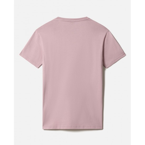 Napapijri T-Shirt SALIS C SS 1 ροζ Napapijri T-Shirt SALIS C SS 1 ροζ