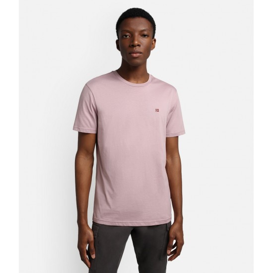 Napapijri T-Shirt SALIS C SS 1 ροζ Napapijri T-Shirt SALIS C SS 1 ροζ