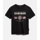 Napapijri  T-Shirt TURIN μάυρο