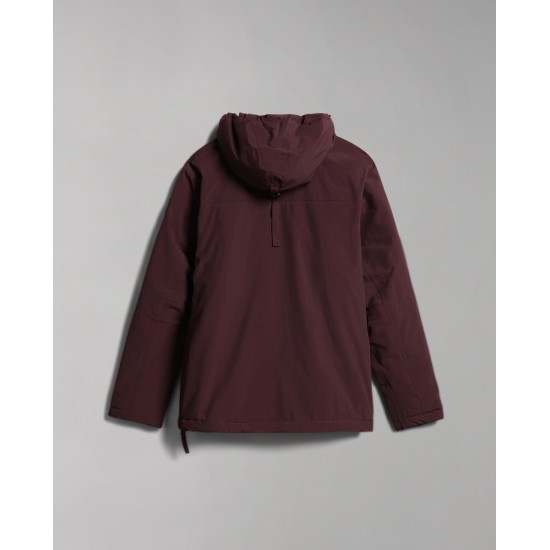 Napapijri Jacket Rainforest Pocket 2 μπορντο Napapijri Jacket Rainforest Pocket 2 μπορντο